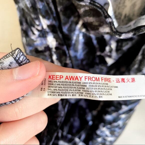 NWT Free People Virgo Moon Black Velvet Mini Dress - Picture 6 of 7